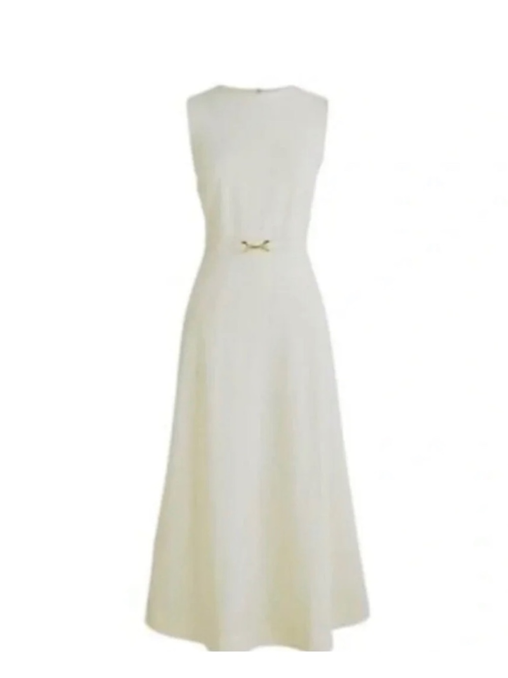 J. Crew Sleeveless Resume Dress NWT Ivory Size 8P